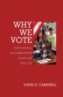Image for Why we vote: how schools and communities shape our civic life