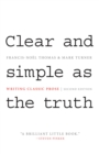 Image for Clear and simple as the truth: writing classic prose
