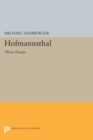 Image for Hofmannsthal: Three Essays