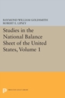 Image for Studies in the National Balance Sheet of the United States, Volume 1 : 1