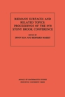 Image for Riemann Surfaces Related Topics (AM-97), Volume 97: Proceedings of the 1978 Stony Brook Conference. (AM-97) : 97