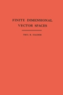 Image for Finite Dimensional Vector Spaces. (AM-7)