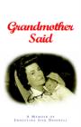 Image for Grandmother Said : A Memoir