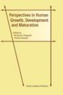 Image for Perspectives in human growth, development and maturation
