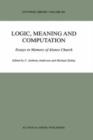 Image for Logic, Meaning and Computation