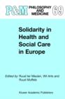 Image for Solidarity in Health and Social Care in Europe
