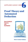 Image for Proof Theory and Automated Deduction