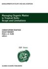 Image for Managing organic matter in tropical soils  : scope and limitations