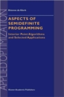 Image for Aspects of Semidefinite Programming