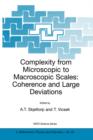 Image for Complexity from microscopic to macroscopic scales  : coherence and large deviations
