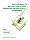 Image for Proceedings of the Eleventh International Symposium on Insect-Plant Relationships