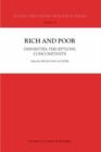 Image for Rich and poor  : disparities, perceptions, concomitants