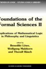 Image for Foundations of the Formal Sciences II