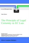Image for The Principle of Legal Certainty in EC Law