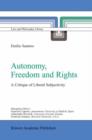 Image for Autonomy, Freedom and Rights