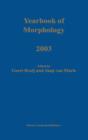 Image for Yearbook of morphology 2003