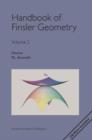 Image for Handbook of Finsler Geometry
