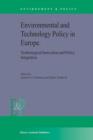 Image for Environmental and Technology Policy in Europe