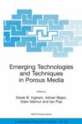 Image for Emerging Technologies and Techniques in Porous Media