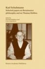 Image for Karl Schuhmann, selected papers on Renaissance philosophy and on Thomas Hobbes