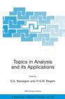 Image for Topics in Analysis and its Applications