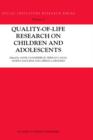 Image for Quality-of-Life Research on Children and Adolescents