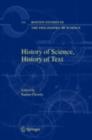 Image for History of science, history of text