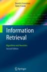 Image for Information retrieval  : algorithms and heuristics