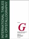 Image for International Tables for Crystallography : Definition and Exchange of Crystallographic Data : v. G