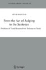 Image for From the Act of Judging to the Sentence