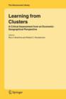Image for Learning from Clusters : A Critical Assessment from an Economic-Geographical Perspective