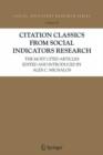 Image for Citation Classics from Social Indicators Research