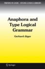 Image for Anaphora and Type Logical Grammar