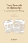Image for From research to manuscript: a guide to scientific writing