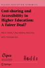 Image for Cost-sharing and accessibility in higher education  : a fairer deal?
