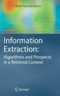 Image for Information Extraction: Algorithms and Prospects in a Retrieval Context