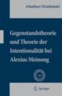 Image for Gegenstandstheorie Und Theorie Der Intentionalitat Bei Alexius Meinong