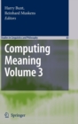 Image for Computing Meaning : Volume 3