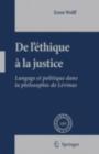 Image for De L&#39;Ethique A La Justice : 183