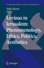 Image for Levinas in Jerusalem: Phenomenology, Ethics, Politics, Aesthetics
