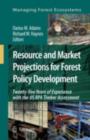 Image for Resource and Market Projections for Forest Policy Development: Twenty-five Years of Experience with the US RPA Timber Assessment