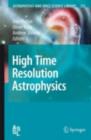Image for High time resolution astrophysics