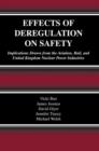 Image for Effects of deregulation on safety  : implications drawn from the aviation, rail, and United Kingdom nuclear power industries