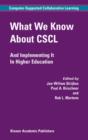 Image for What we know about CSCL and implementing it in higher education