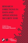 Image for Research Directions in Data and Applications Security XVIII : 144