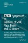 Image for IUTAM Symposium on Relations of Shell, Plate, Beam and 3D Models