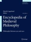 Image for Encyclopedia of medieval philosophy  : philosophy between 500 and 1500