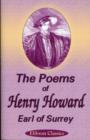Image for POEMS OF HENRY HOWARD EARL OF SURRY