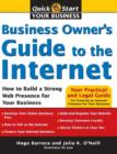 Image for Business owner&#39;s guide to the Internet: how to build a strong web presence for your business