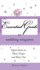 Image for The essential guide to wedding etiquette